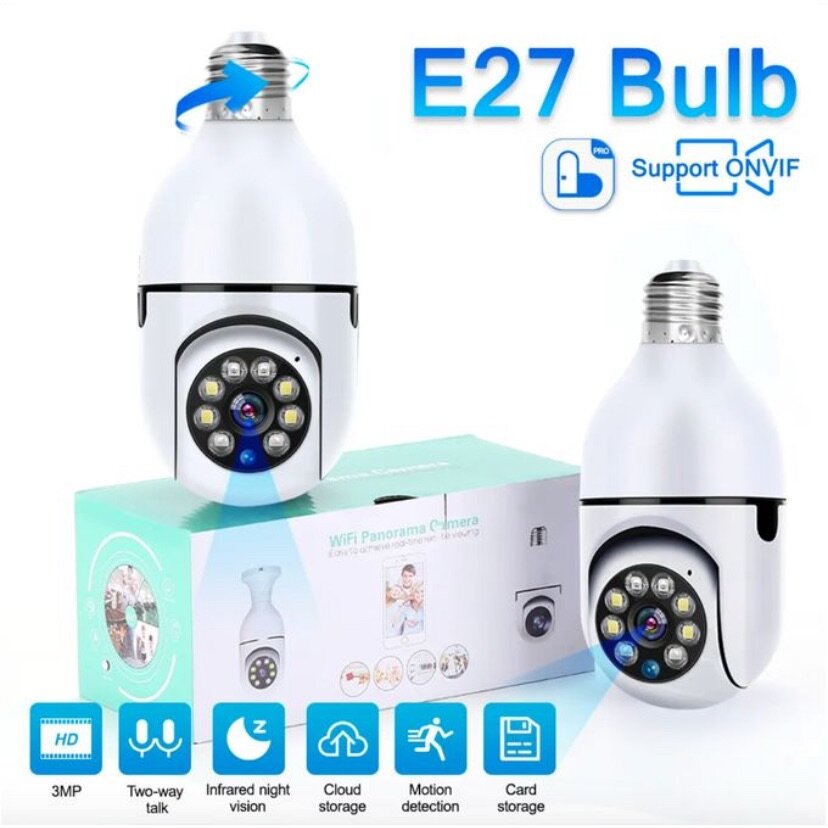 E27 bulb Security Camera