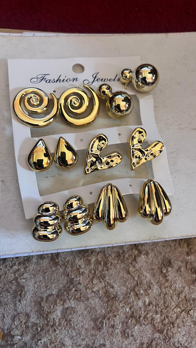 Ensemble Boucles d'Oreilles Mode