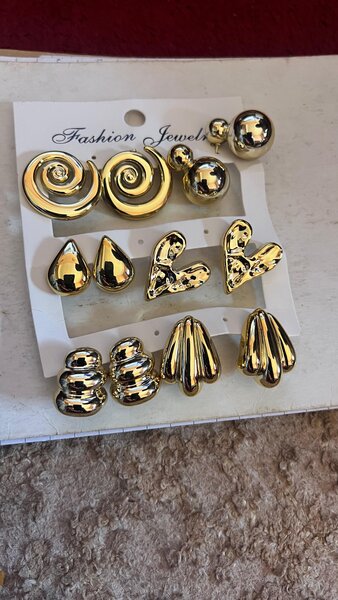 Ensemble Boucles d'Oreilles Mode