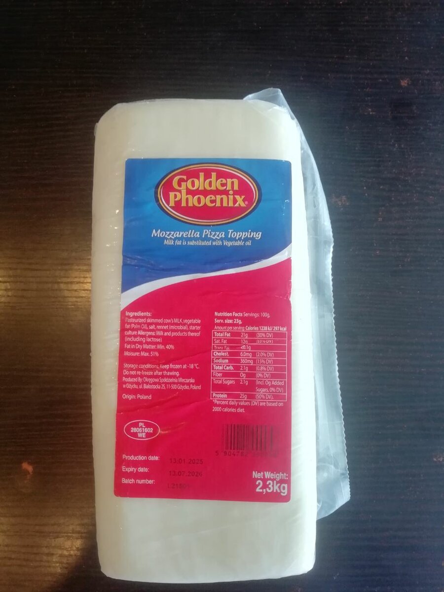 Golden phoenix mozzarella chee