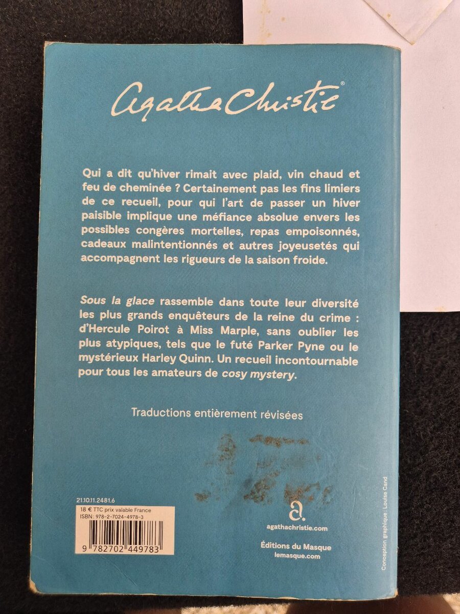 Sous la Glace - Agatha Christie