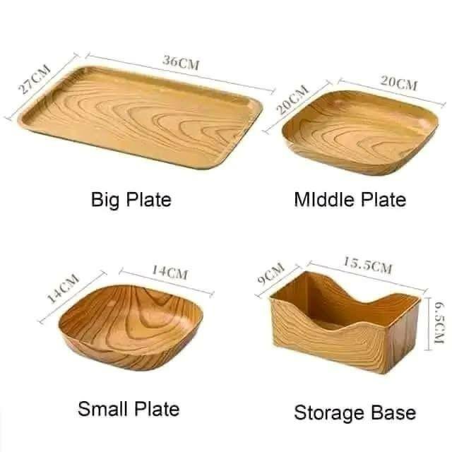 Assiettes en caoutchouc