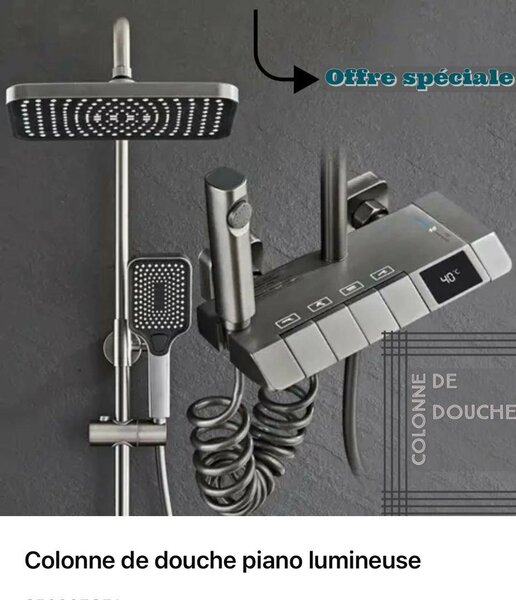 Colonne de douche LED moderne