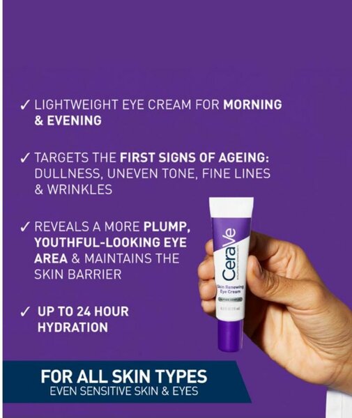 Cerave skin renewing eye serum