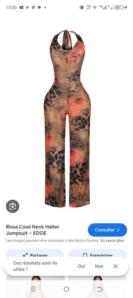 Combinaison Léopard Femme