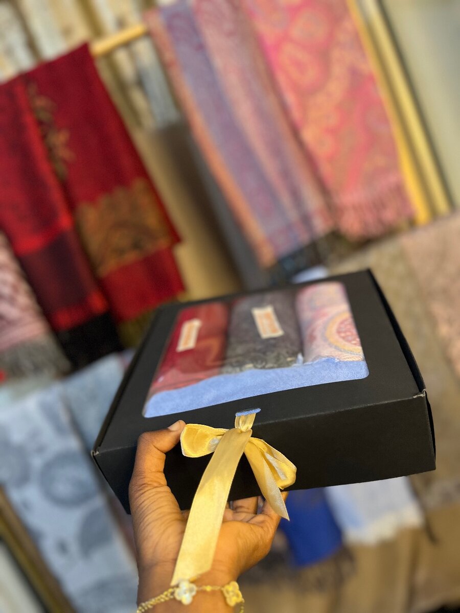 Écharpes élégantes en coffret cadeau