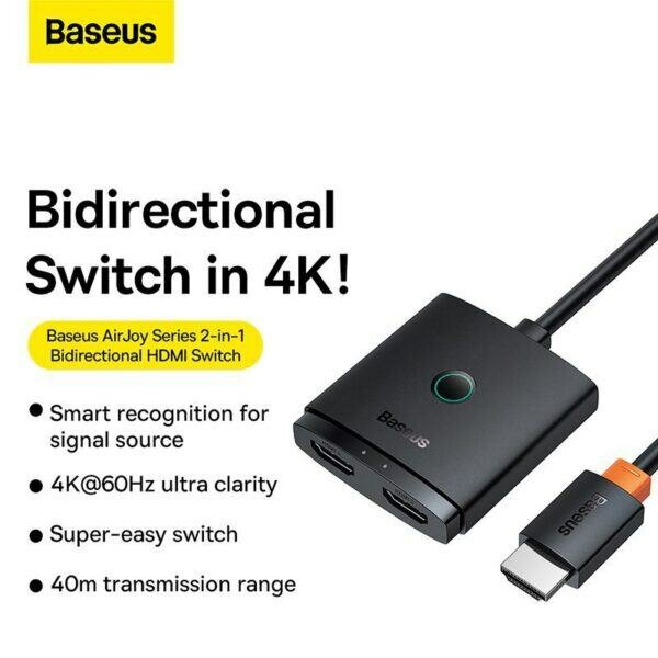 Commutateur HDMI bidirectionnel 4K