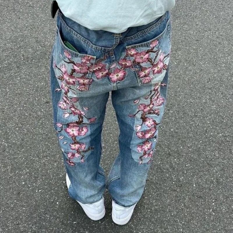 Jeans ample tendance unisexe
