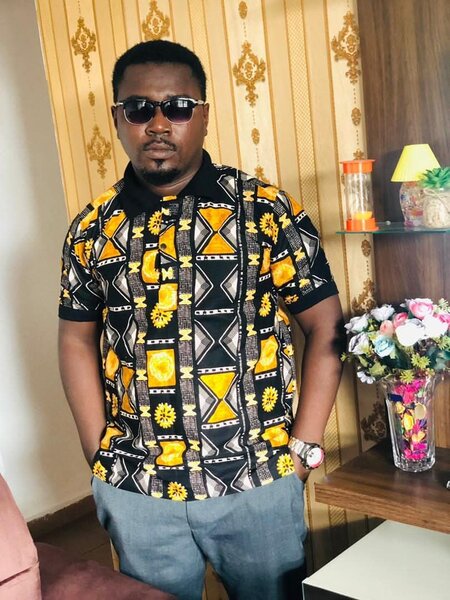 Polo imprimé africain chic