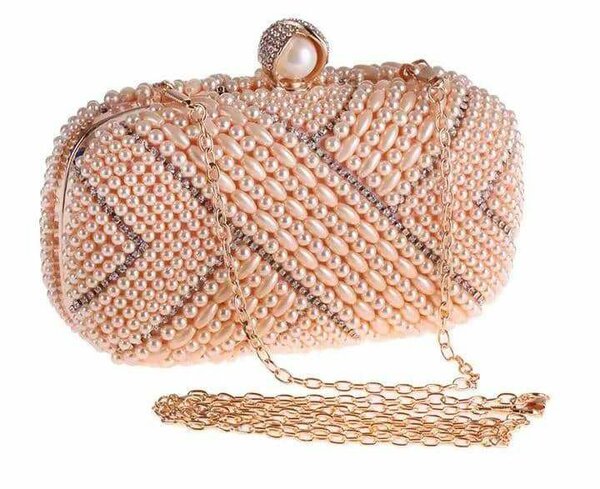 Clutch perlé élégant