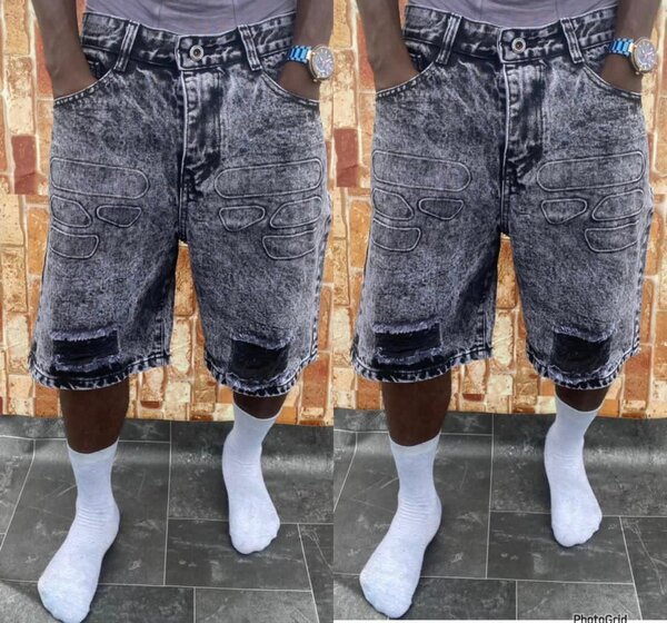 Shorts en jean décontractés homme