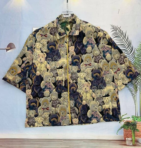 Chemise imprimée nounours