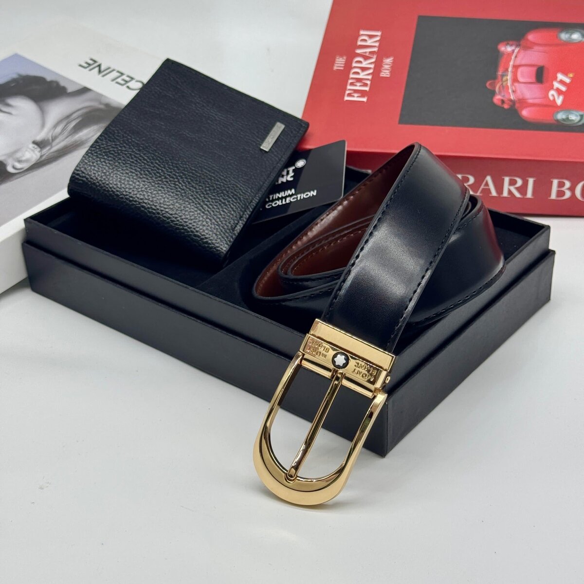 QUALITY LEATHER BELT WITH WALLET
