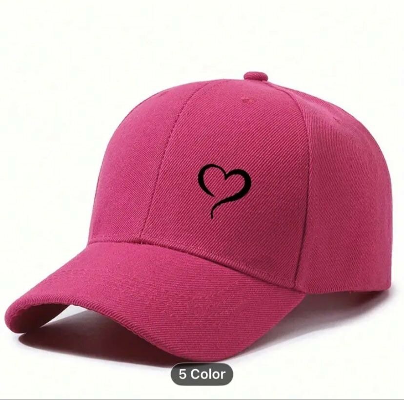 Casquette tendance avec cœur