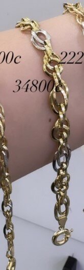 Золотой браслет-цепочка