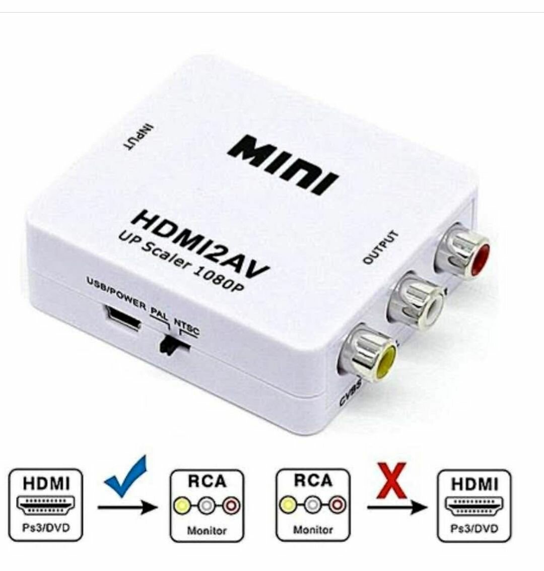 Convertisseur HDMI vers RCA 1080P