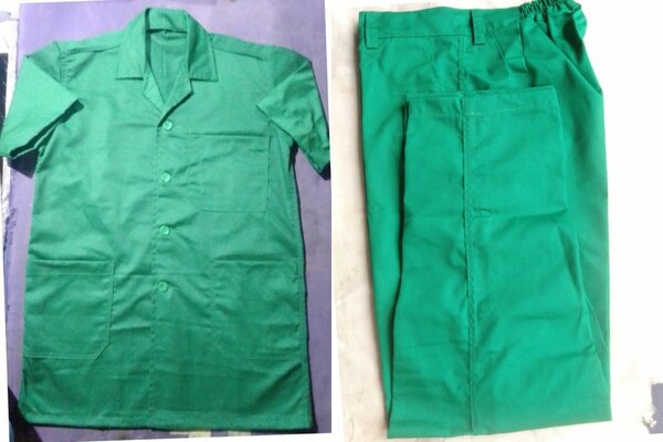 Ensemble blous d travail verte