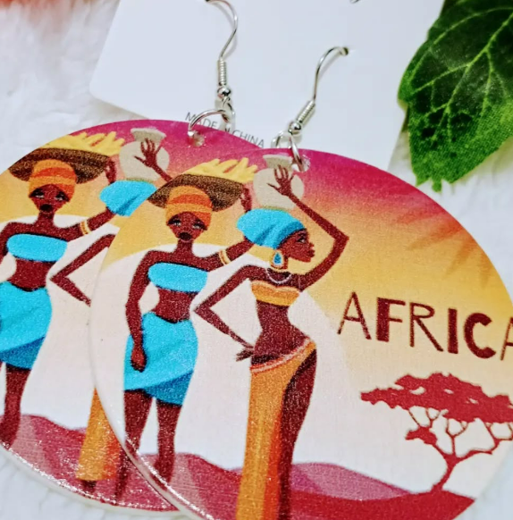 African earrings