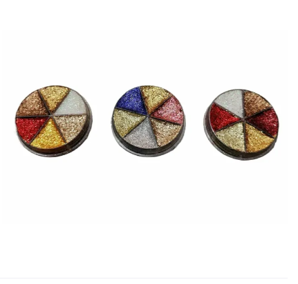 6 in 1 GEL EYE SHADE GLITTERS PACK OF 3