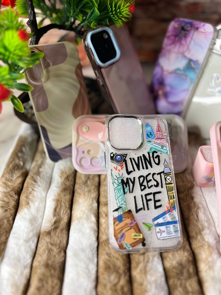 Coque iPhone voyage motif coeur