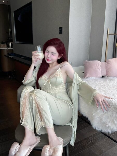 Elegant Lace Nightwear Set