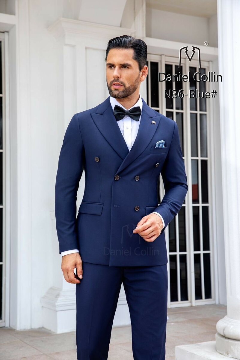 *QUALITY DANIEL COLLIN  DOUBLE BREASTED SUIT