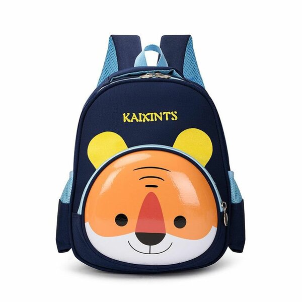 Blue Tiger Cartoon Backpack for Kids