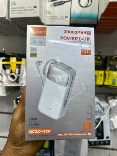 LONIO POWER BANK 30000MAH