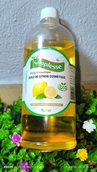 Huile de Citron Cosmetique Bio