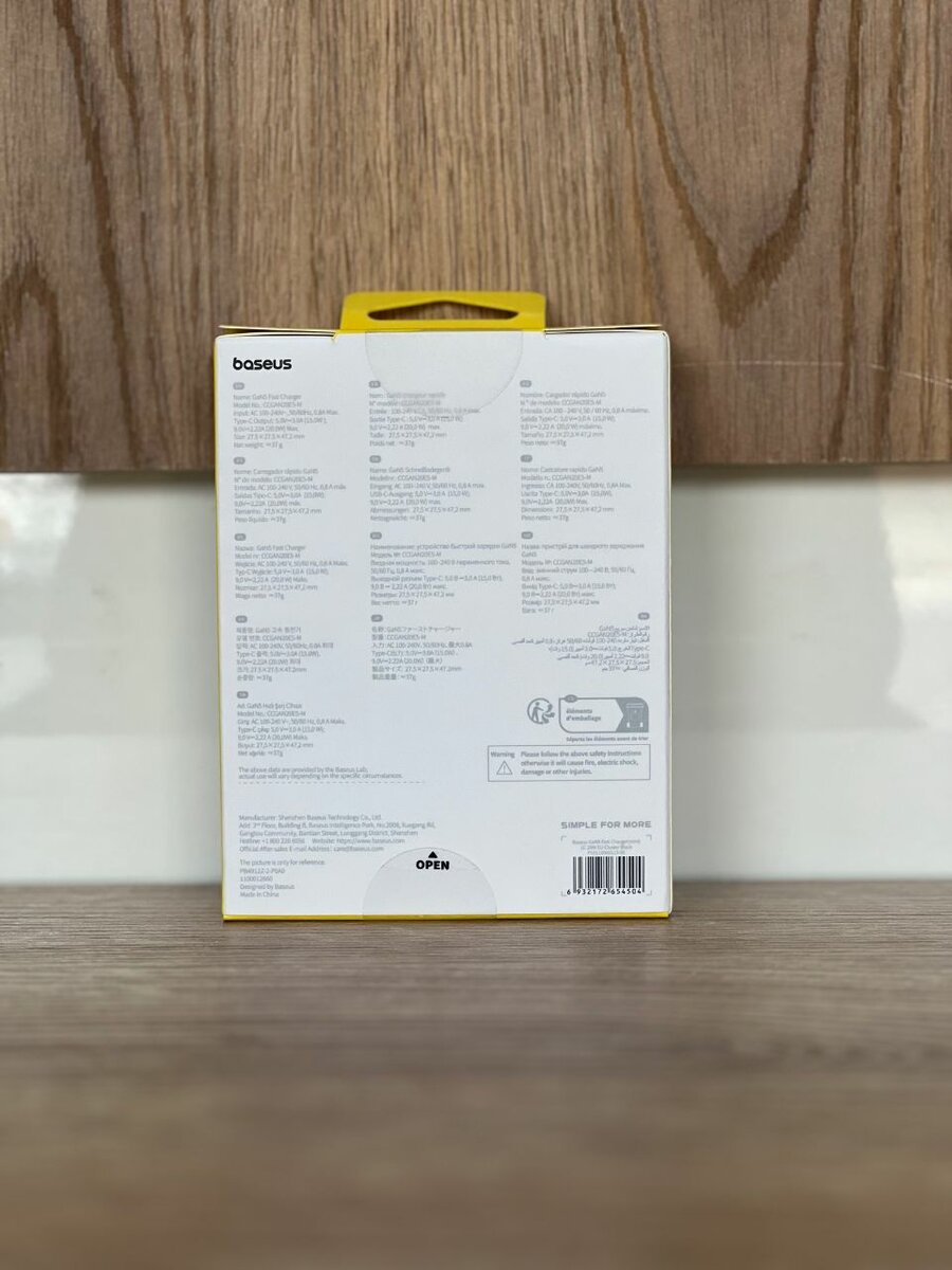 Baseus pd 20w fast charging