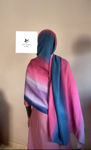 Voile dégradé en viscose