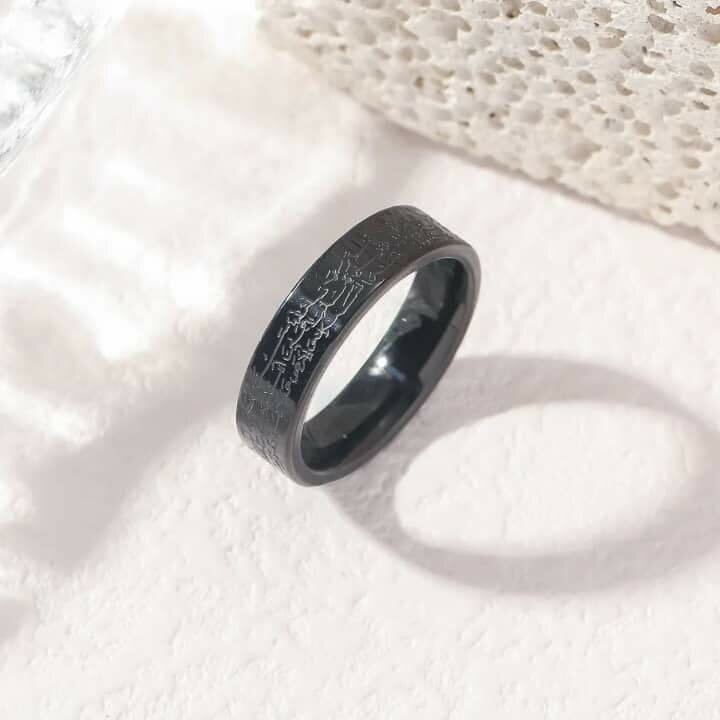 Bague Alliance Gravée Homme