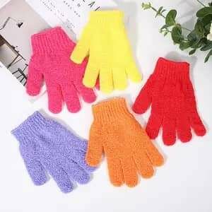 Gants exfoliant visage et corps