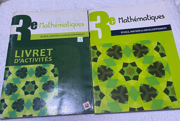 3e Mathématiques Livres