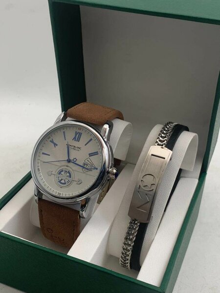 Mont blanc classic Watch with bracelet