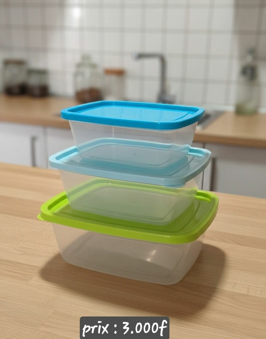 Boîtes alimentaires empilables
