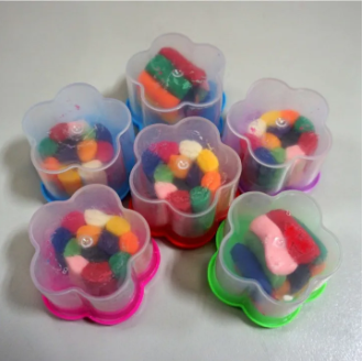 Best Modelling Clay for Kids - Pack of 6 Buckets - Assorted Colors Play Dough