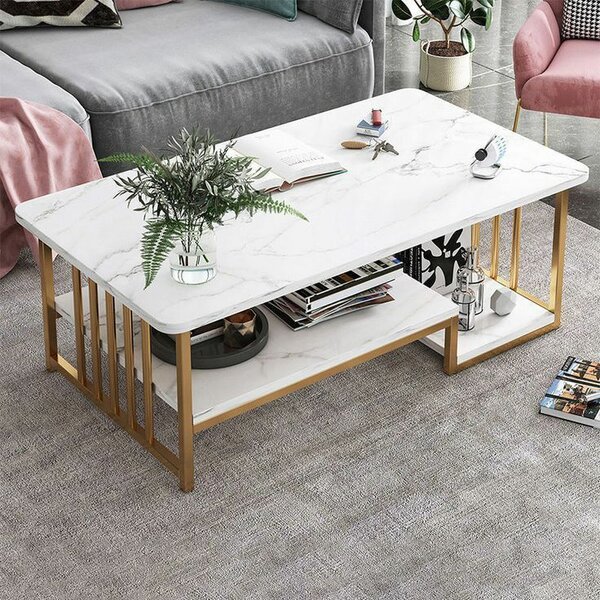 Table basse marbre moderne