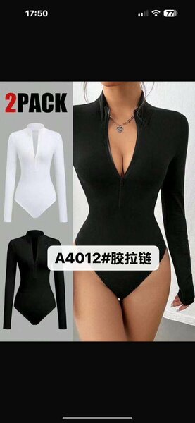 Body femme élégant manches longues