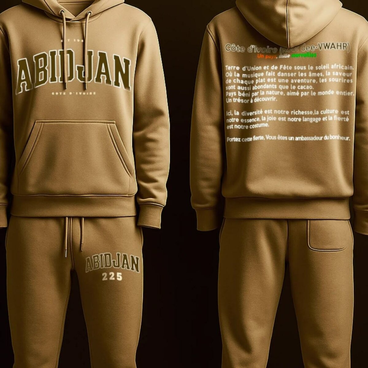 Ensemble Hoodie AbidjanCI