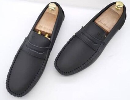 Mocassins en cuir élégants hommes
