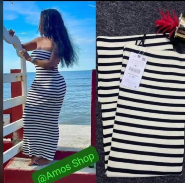 Pantalons rayés tendance