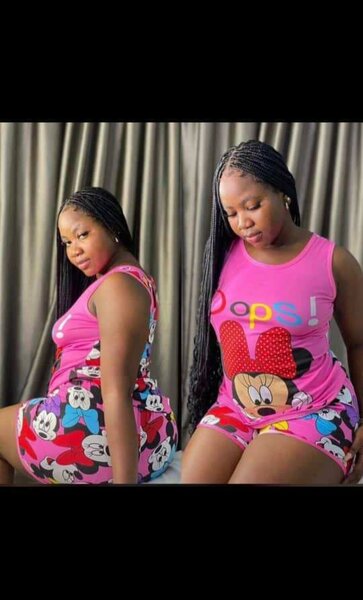 2 pieces leisure top and down: