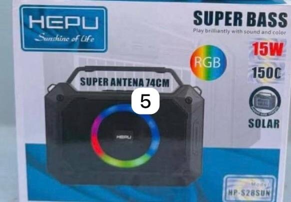 Enceinte Bluetooth Super Bass HEPU