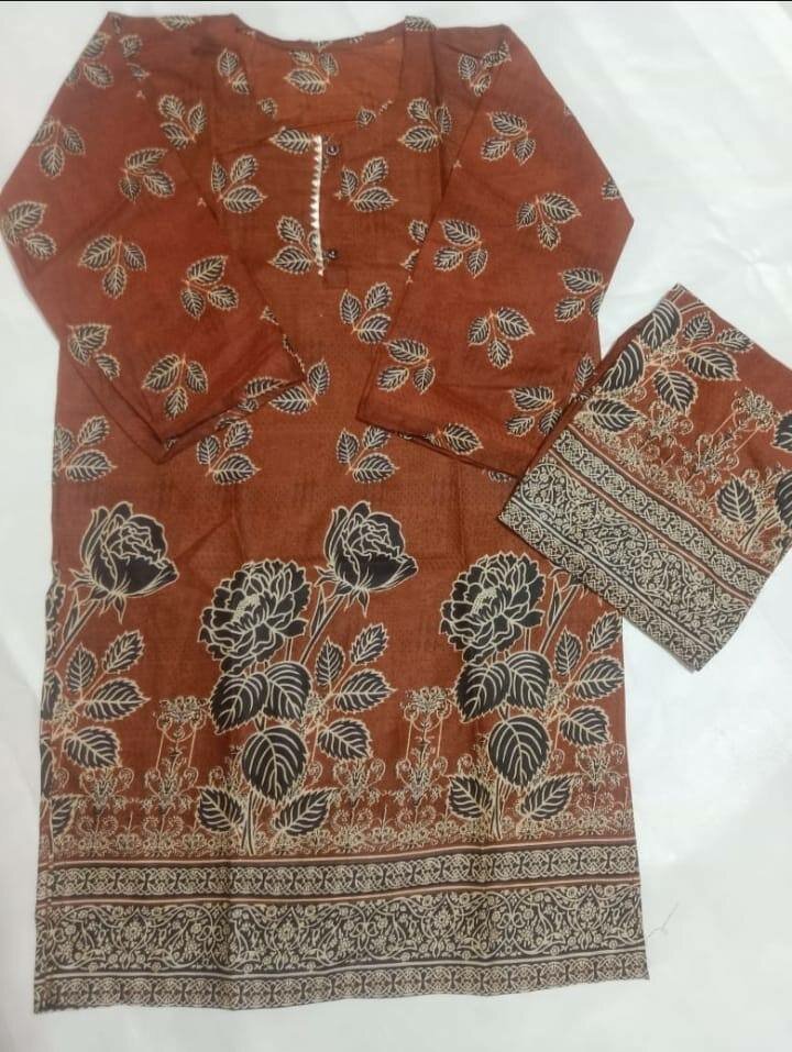 2 pcs lawn dress