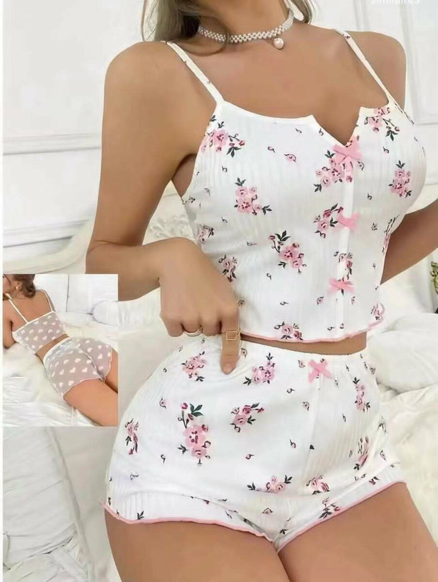 Pyjama Femme Éthéré Floral