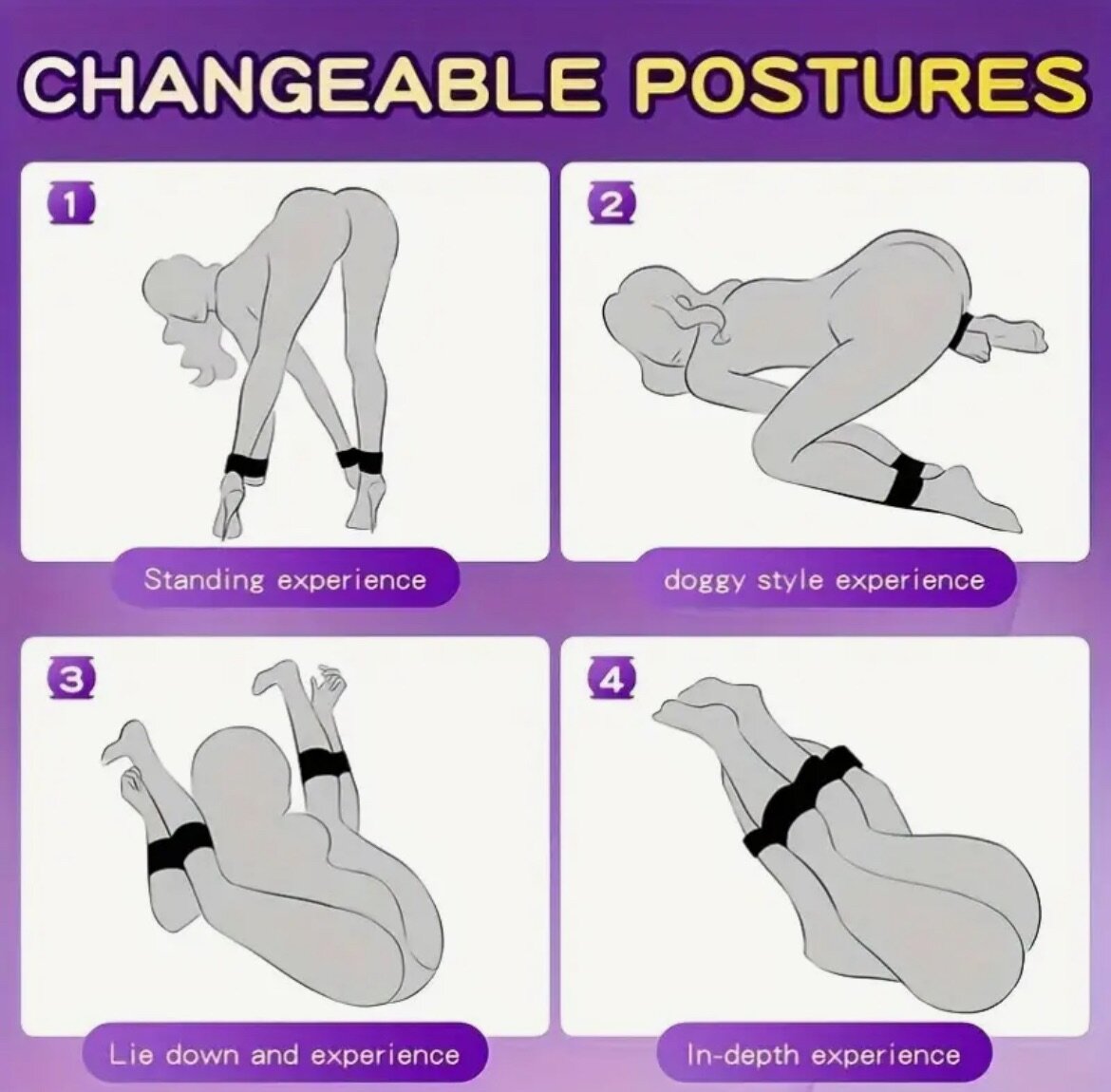 Menottes ajustables BDSM