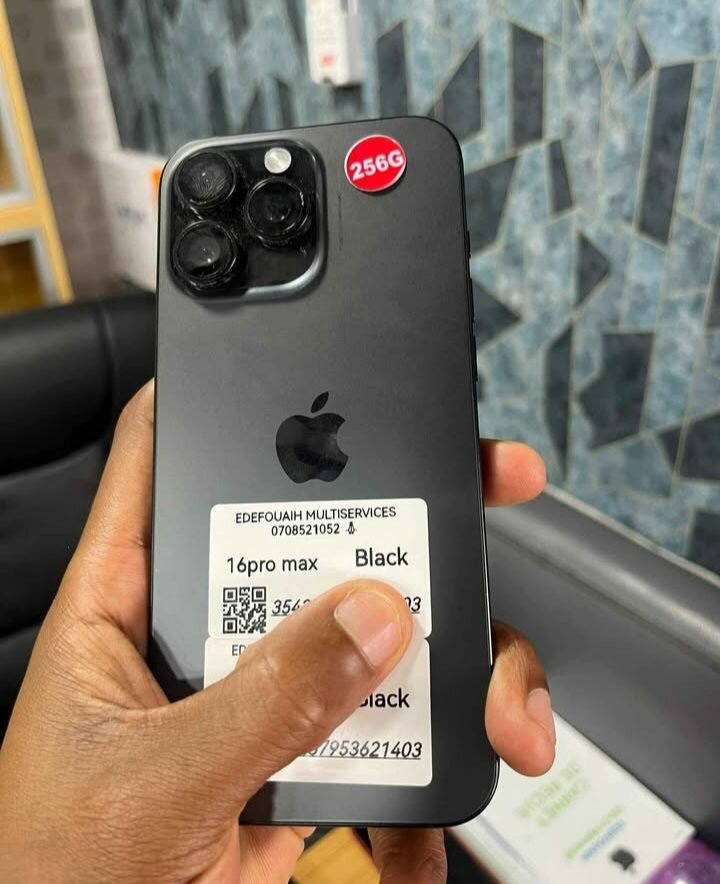 iPhone 16 Pro Max 256GB Noir