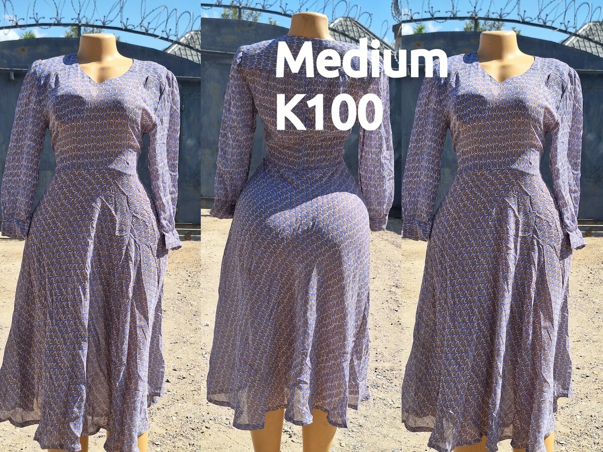 Beautiful and high-quality women's dress made of salaula silk