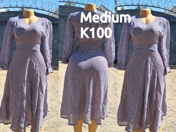 Beautiful and high-quality women's dress made of salaula silk